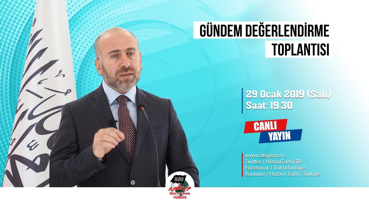 [29 Ocak 2019] Hizb-ut Tahrir Türkiye Haftalık Değerlendirme Toplantısı
