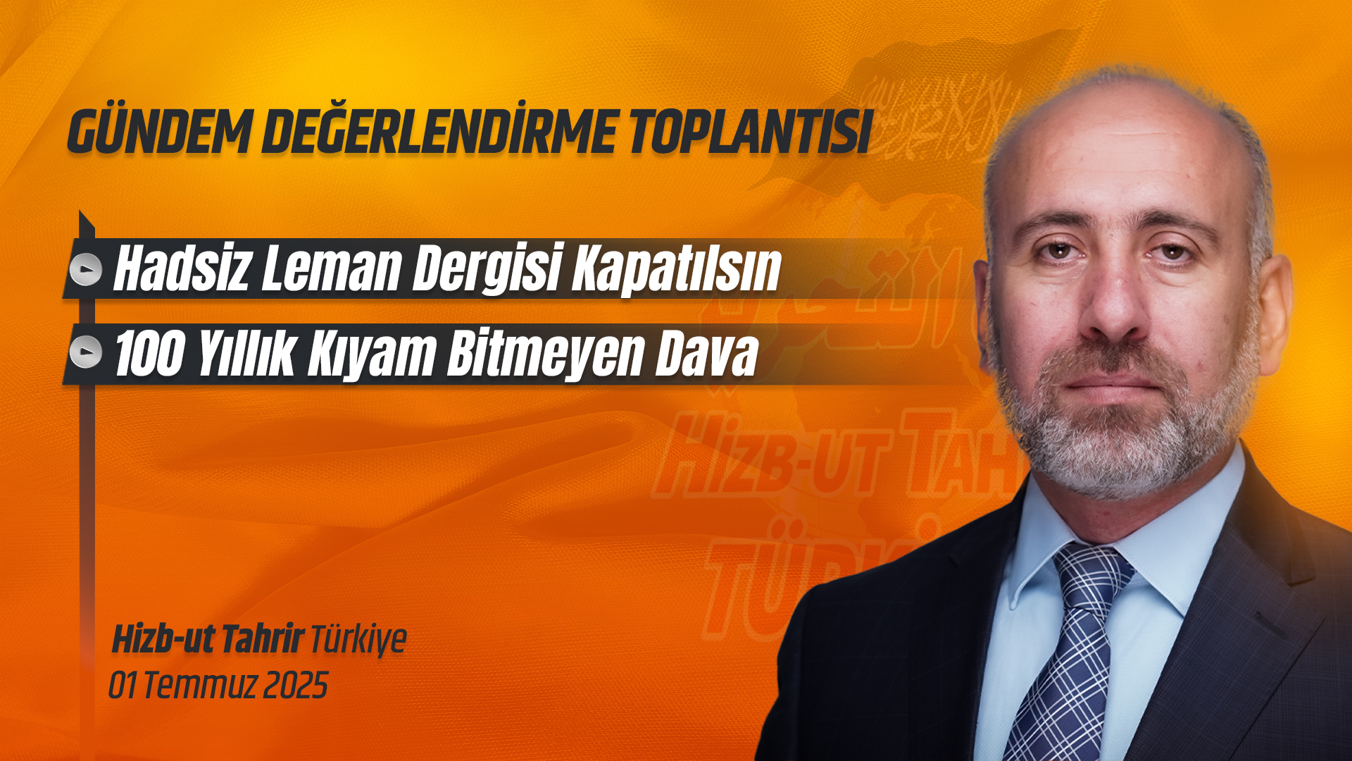 Haftalık Değerlendirme Toplantısı - 01 Temmuz 2025