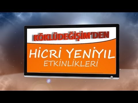 Hicri Yeni Yıl Etkinliklerimiz Tamamlandı (2013)