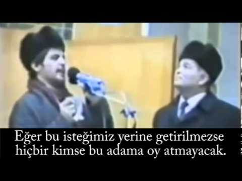 Kerimov İslam Devletini kuracağına dair yemin ediyor.