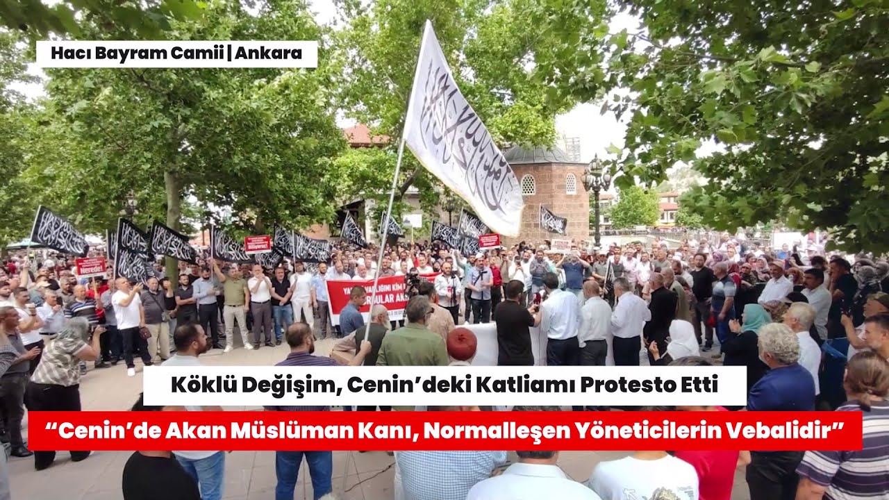 Köklü Değişim, #Cenin’deki Katliamı Protesto Etti