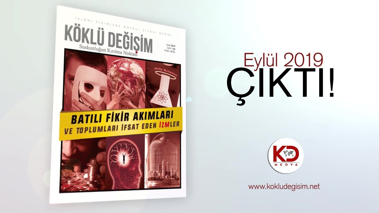 Köklü Değişim Dergisi'nin Eylül 2019 Sayısı Çıktı!