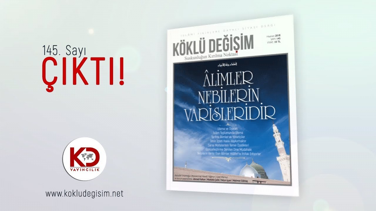 Köklü Değişim Haziran 2018 Çıktı!