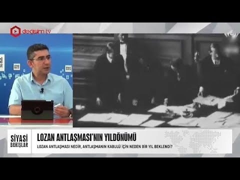 LOZAN ANTLAŞMASI | SURİYE'DE YENİ ADIMLAR | YENİ PARTİ ÇALIŞMALARI | MERKEZ BANKASI'NIN FAİZ KARARI